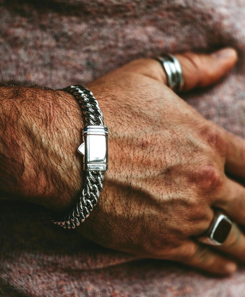Zilveren Cuban Link Armband Heren Duc  Large