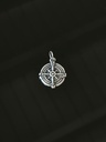 Silver Men’s Compass Pendant Solas