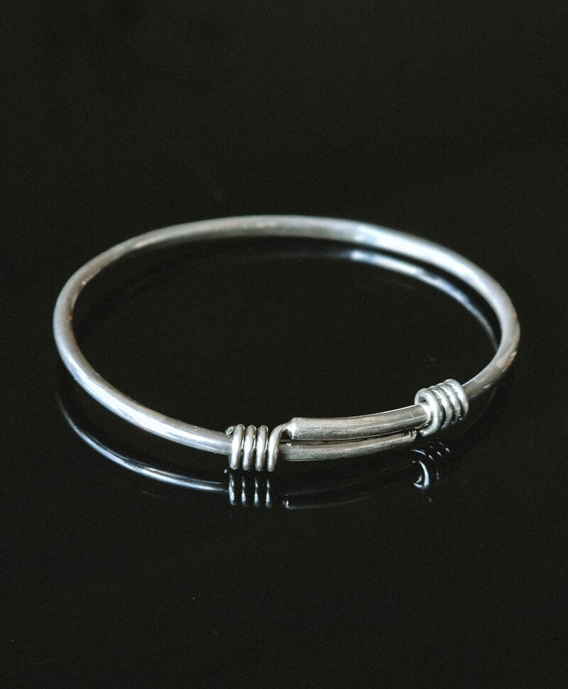Argent Bracelet Homme Jonc Fermé Soren