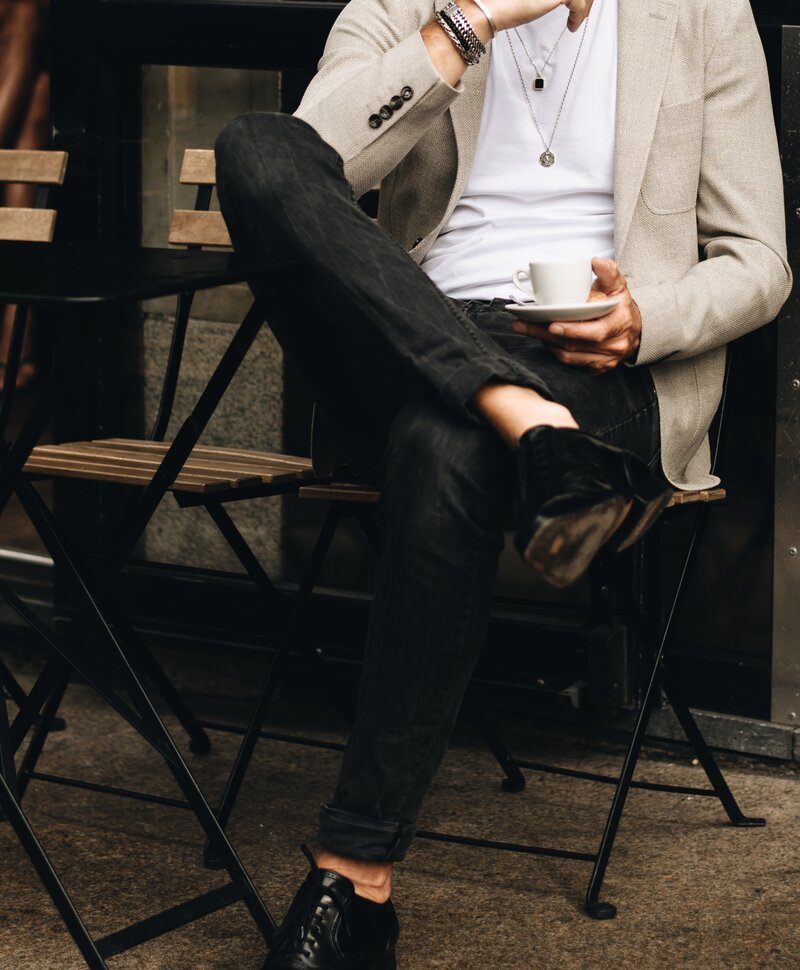 Zilveren Geoxideerde Hanger Heren Bardo