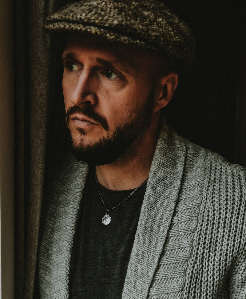 Zilveren Ronde Tweezijdige Heren Hanger Awen