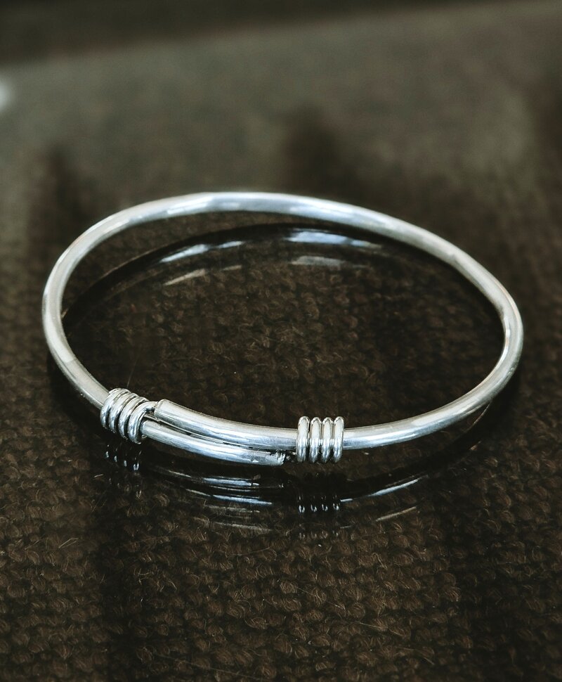 Argent Bracelet Homme Jonc Fermé Soren