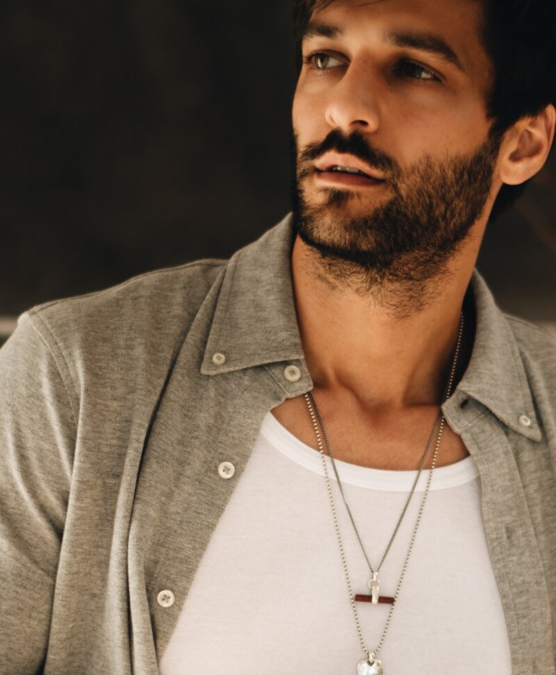 Silver Men's Rock Pendant Artur