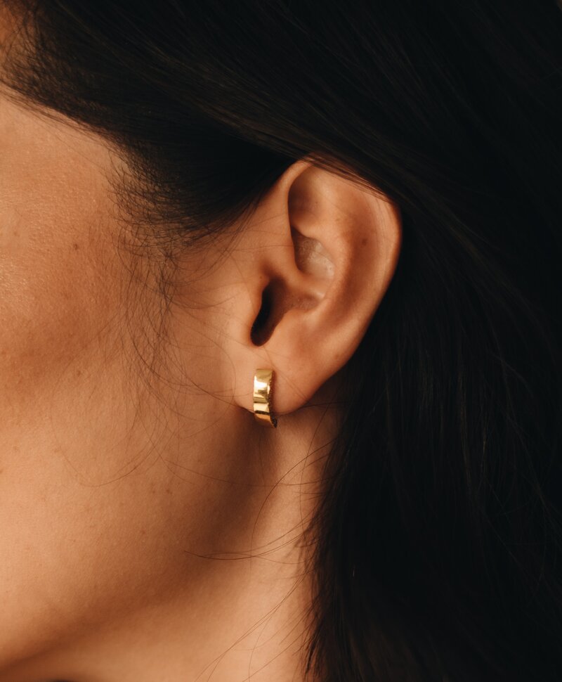 Blossom Ear Stud Set Sakura, Gold Plated