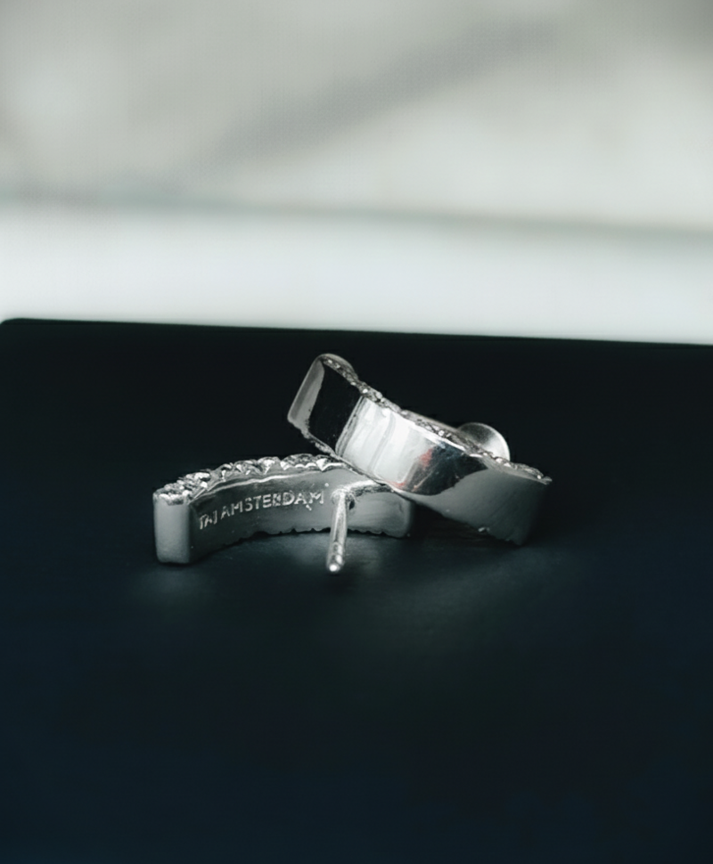 Blossom Ear Stud Set Sakura, Silver