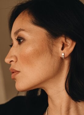 Zilveren Bloesem Ear Stud Set Sakura