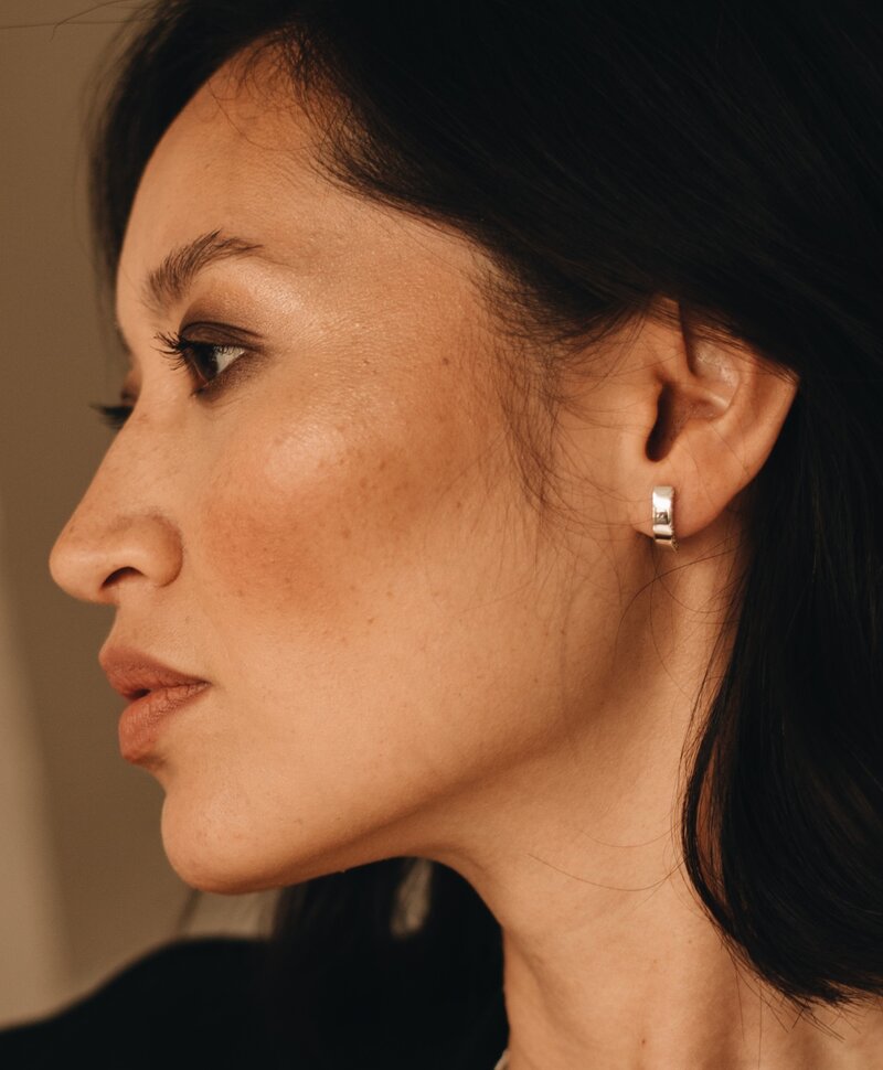 Blossom Ear Stud Set Sakura, Silver