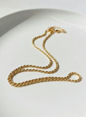 Collier Plaqué Or Torsadé Makana