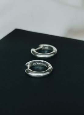 Enkele Zilveren Hoefijzer Hoop Hisa (Large)