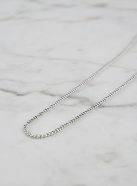 Silberne feine Gliederkette Evangeline