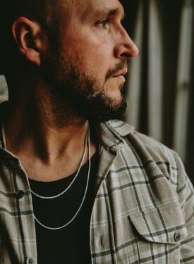 Silberne Basic Herrenkette Makai