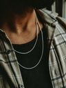 Silver Basic Men’s Necklace Makai