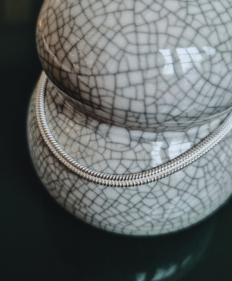 Zilveren Heren Spiral Schakelarmband Kanoa