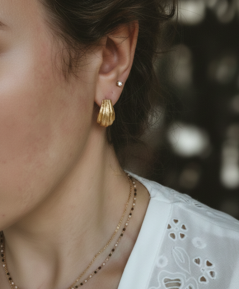 Gold Plated Meerkleurige Bead Necklace Floréale