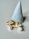 Fan Pearl Earrings Léa, Gold Plated