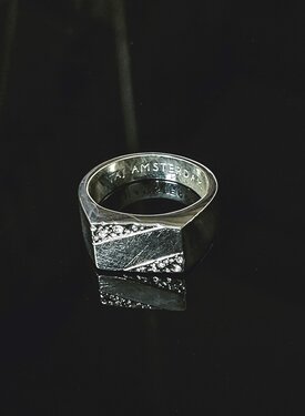 Zilveren Ring Olan