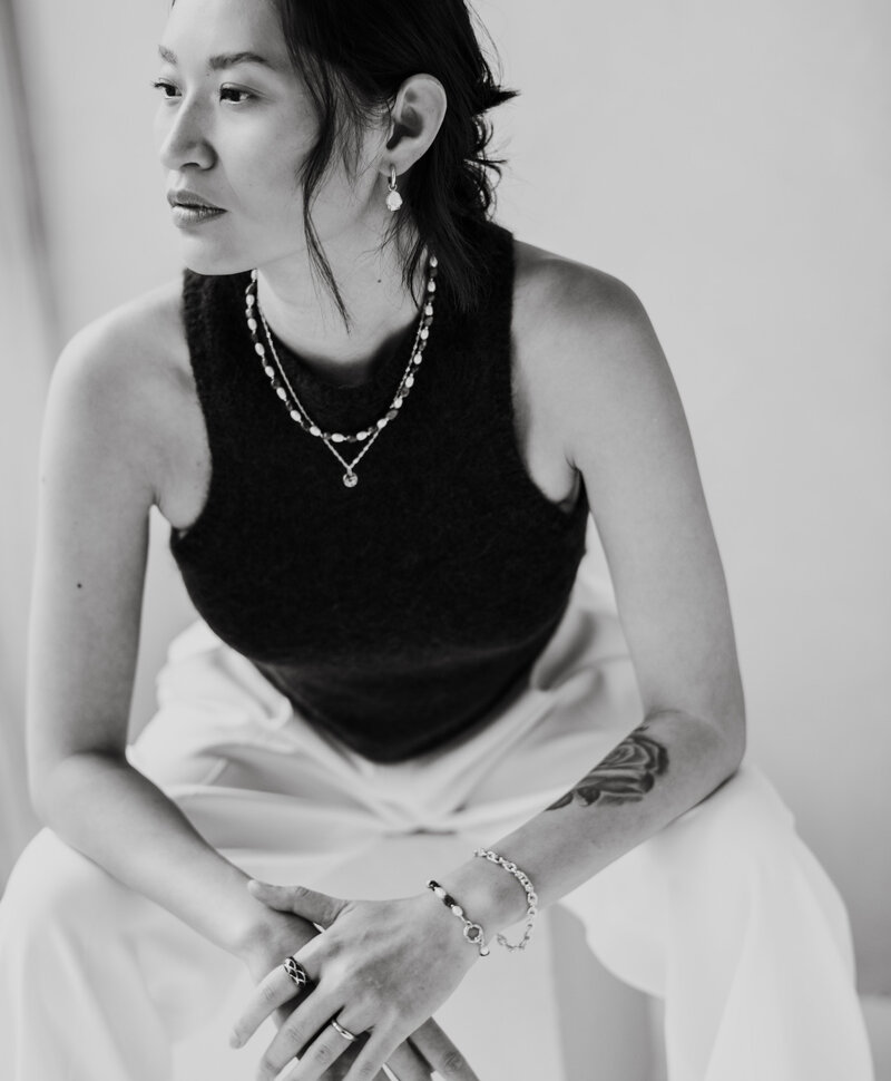 Zilveren Lapis Lazuli & Parel Ketting Aiko