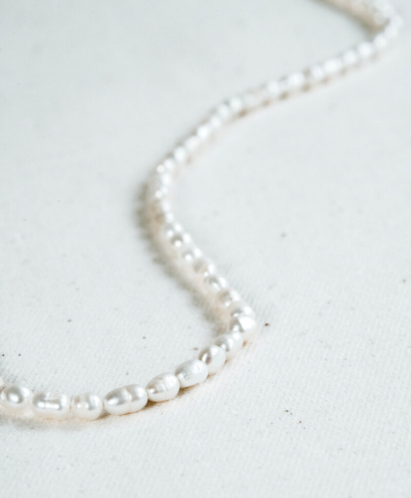 Parelsnoer Met Gold Plated Slotje Benya