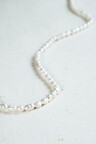 Pearl Necklace Benya, Gold Plated