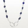 Zilveren Lapis Lazuli & Parel Ketting Aiko