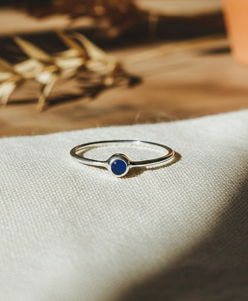 Bague Argent Lapis-Lazuli Keala