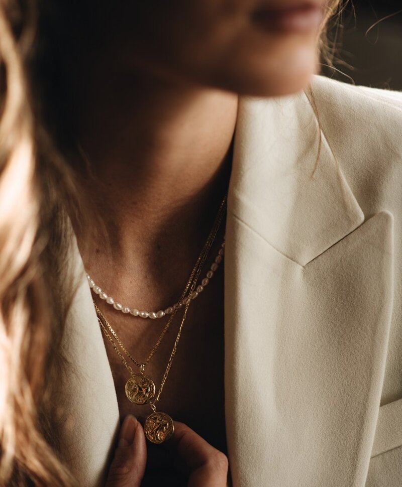 Collier Or Perles Benya