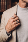 Silver Men's Ring Sun Arun