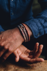 Zilveren Schakelarmband Heren Kosal