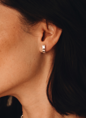 Zilveren Bloesem Ear Stud Set Sakura