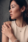 Eternal Knot Ear Stud Set Mei, Silver