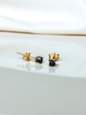 Enkele Gold Plated Kleine Lapis Lazuli Ear Stud Mana - Copy