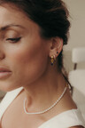 Single Small Lapis Lazuli Ear Stud Mana, Gold Plated - Copy
