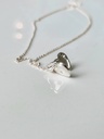 Necklace With Heart-Shaped Locket Amélie, Silver