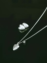 Collier Avec Pendentif Cœur Chérie, Argent
