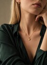 Vergoldete Kette Mit Herzanhänger Chérie