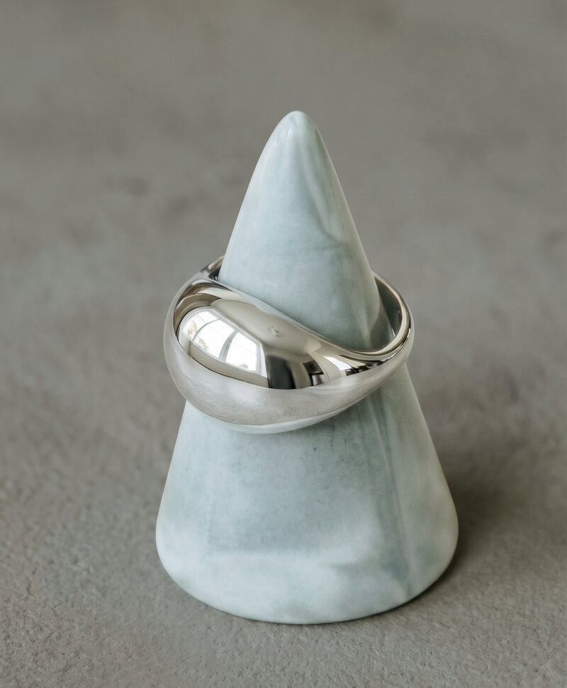 Bague Dôme Audacieuse Ophélie, Argent