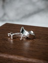 Blossom Ear Stud Set Sakura, Silver