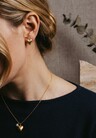 Gold Plated Hartjes Ear Studs Chérie