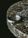 Silver Men’s Hammered Ring Rohe