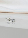Enkele Zilveren Kleine Parel Ear Stud Mana