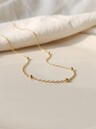 Ball Chain Necklace Adara, Gold Plated