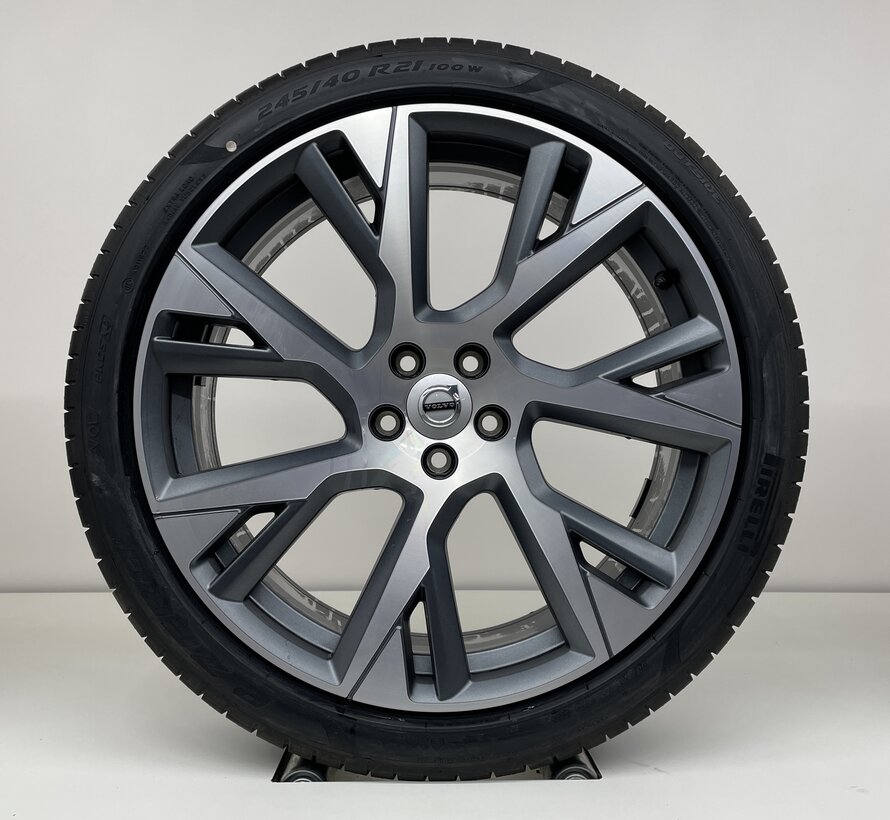 Volvo 21 inch NIEUWE 7 spaak velgen + Zomerbanden V90 CC XC40