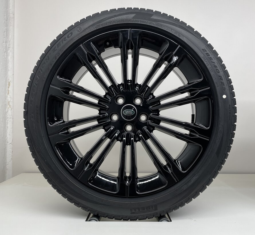 Land Rover Range Rover (sport) 23 inch black velgen STYLE 1075 + Zomerbanden NIEUW