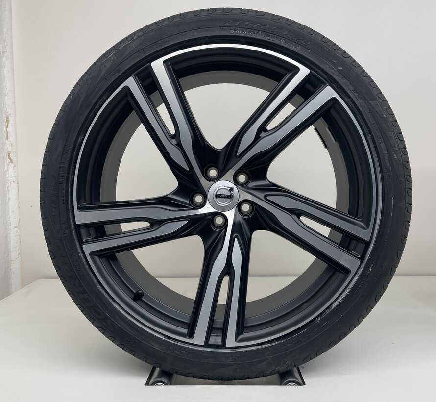 Volvo NIEUWE 22 inch R-design velgen + Zomerbanden XC90 2015-
