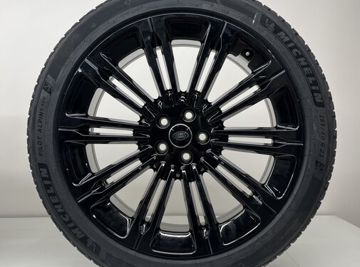 Land Rover Land Rover Range Rover (sport) 23 inch black velgen STYLE 1075 + Winterbanden NIEUW