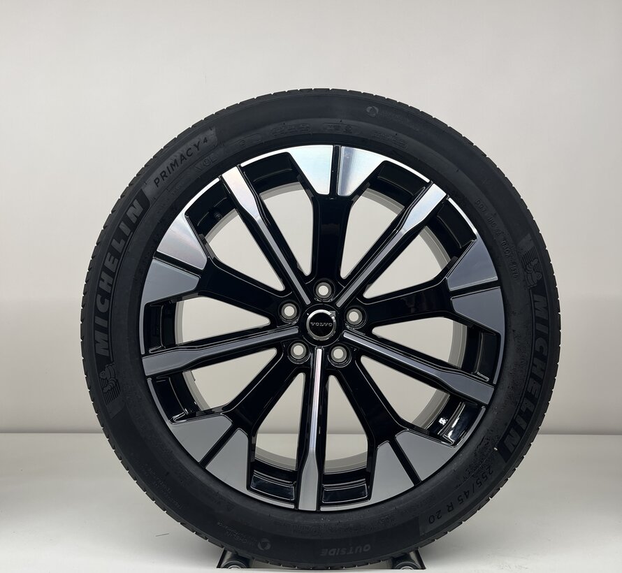 Volvo 20 inch facelift velgen + zomerbanden XC60 2018- (DEMO staat)
