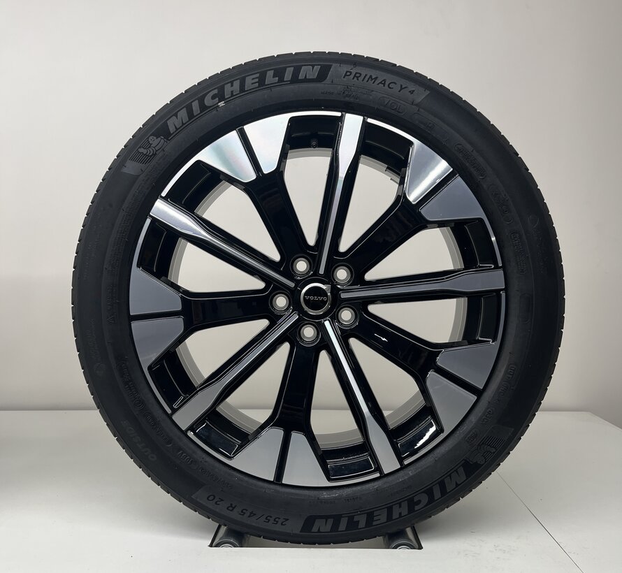 Volvo 20 inch facelift velgen + zomerbanden XC60 2018- (DEMO staat)