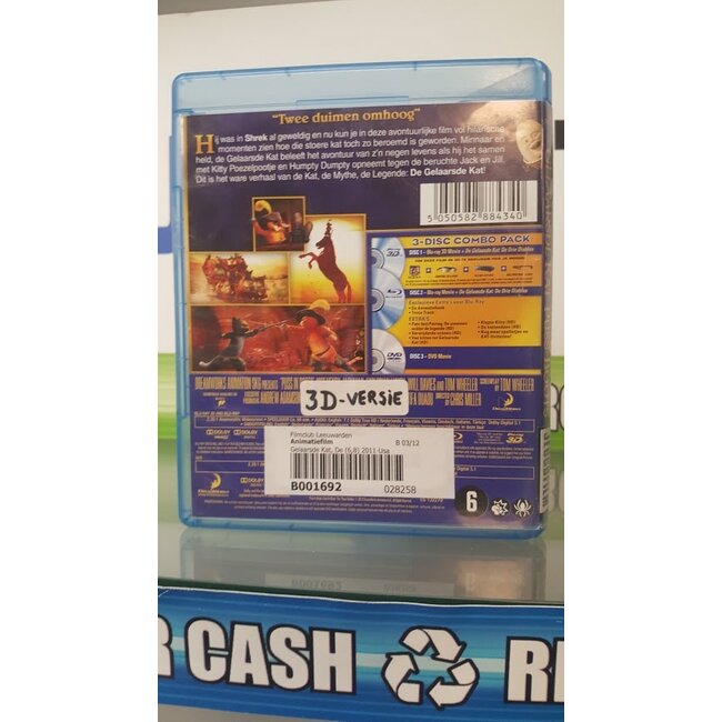 De gelaarsde kat blu-ray