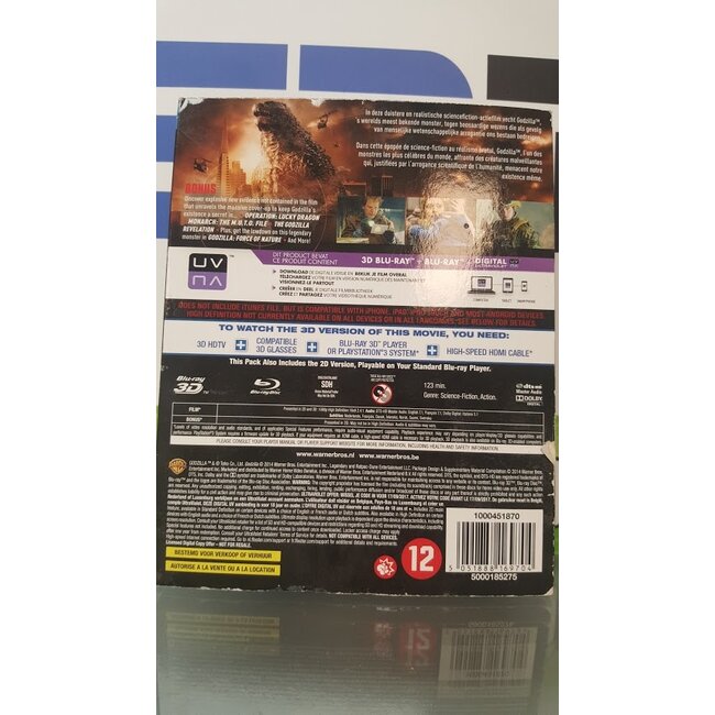 GODZILLA 3D Blu-ray