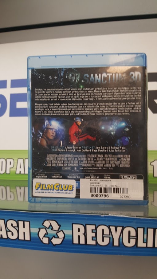 Sanctum 3D blu-ray